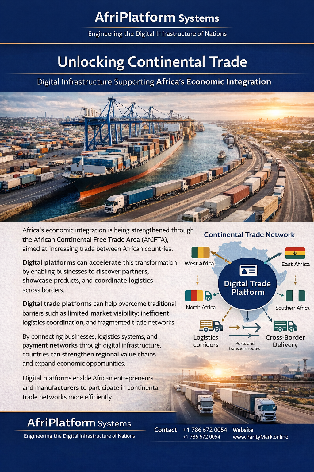 AfriPlatform Systems digital platform proposal page preview